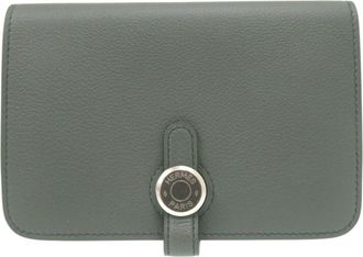 Herm&egrave;s Leather Coin Purse/Coin Case (Pre-Owned)