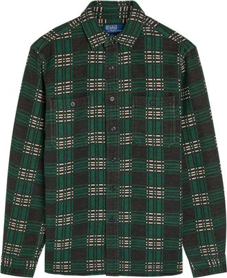 Polo Ralph Lauren Checked Flannel Shirt - Green - XL