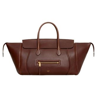 Celine Celine, Tassen, Dames, Bruin, ONE Size, Leer, New Luggage moyen