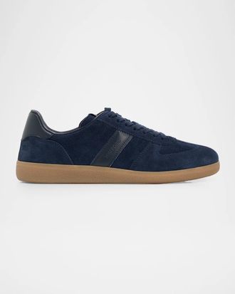 Tom Ford Men & apos;s Suede T Low-Top Sneakers