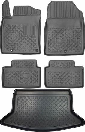 OEM Hyundai I30 Iii Hatchback De Febrero De 2017. Juego De Alfombrillas Para Coche Y Maletero