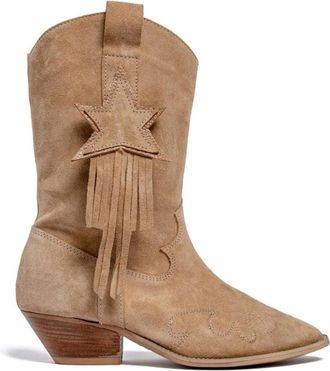 L37 No Stress Western Boot - Dames - Cowboylaarzen - Beige - 36 EU - Su&egrave;de - Schoenen