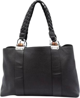 Gucci Pre-owned Shoulder Bags, female, Brown, Size: ONE SIZE Pre-owned Vintage Tote