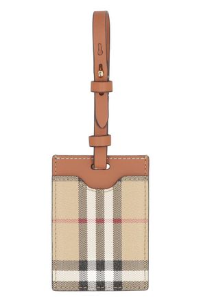 Burberry Leather Luggage Tag