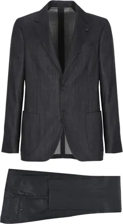 Lardini Uomo, Abiti Uomo, Nero, L, new