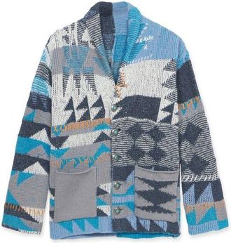 Fortela Hoppy Navajo Cotton Cardigan in Sky at Nordstrom, Size Medium Eu