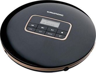 Grundig Gcdp 8500 - Reproductor De Cd Port&aacute;til, Color Negro Y Plateado