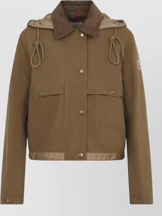 Moncler aconitum hooded jacket adjustable drawstrings