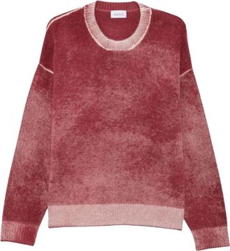 Amish Crew Neck Sweater - Heren - Truien - Rood - Maat: M Wol
