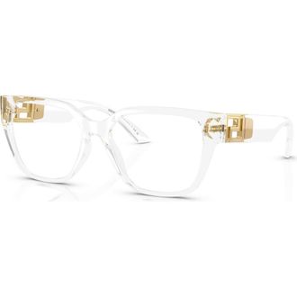 Versace 54mm Square optical glasses in Transparent at Nordstrom