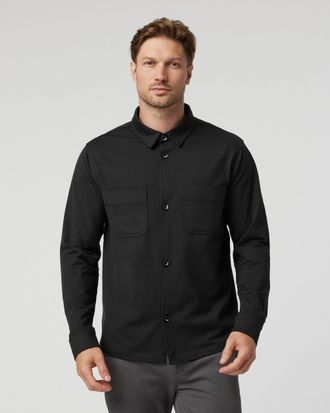Vuori Clothing Coronado Shirt Jacket | Black Heather | Medium