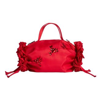 Simone Rocha Tassen, Dames, Rood, ONE Size, Nylon, Nylon Handtas