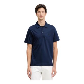 Lacoste Heren, Tops, Blauw, Maat: M Katoen
