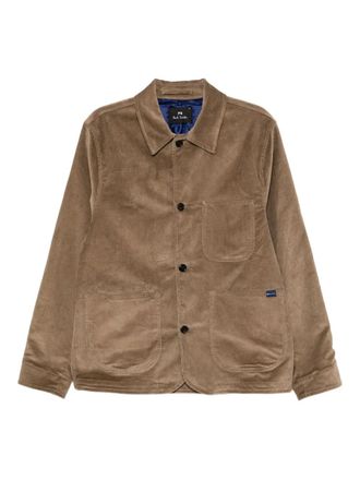 Paul Smith Work jacket - men - Elastane/Organic Cotton - M - Neutrals