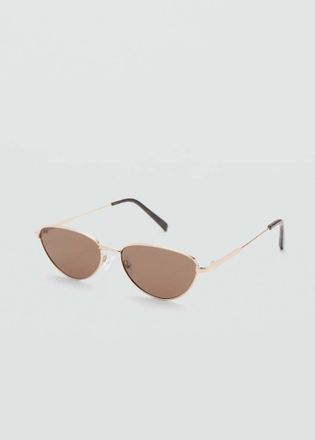 Mango Occhiali da sole aviatore oro - Donna - Taglia unica - MANGO
