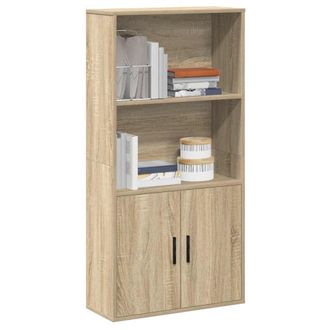vidaXL Vidaxl Libreria Rovere Sonoma 60x24x120 Cm In Legno Multistrato