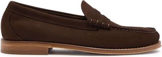 G.H. Bass & Co. G.H Bass & CO Weejuns Heritage Nubuck Loafers - Dark Brown - 6
