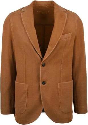 Circolo 1901 Blazer Sfiancato - Heren - Blazers - Bruin - M - Wol - Jassen