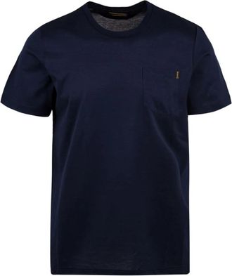 Moorer Bruzio-Jcl T-shirt - Heren - T-shirts - Blauw - XL - Katoen - Tops