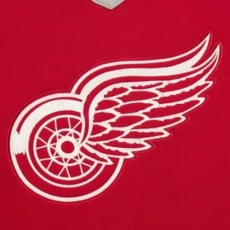 Mitchell & Ness Mens Red Detroit Red Wings Heritage Lace-Up Pullover Sweatshirt at Nordstrom, Size Medium