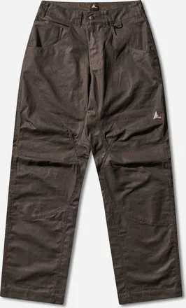 Roa Men s Crimp Shaped Cotton Pants Dark Brown