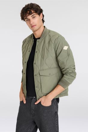 Replay Bomberjacke REPLAY, Herren, Gr. XXL, soft military, Web, Obermaterial: 100% Polyester, unifarben, regular fit, angesetztes B&uuml;ndchen, Jacken Bomberjack