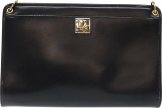 Dior Black Leather Shoulder Bag (Pre-Owned)