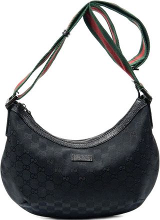 Gucci Borsa a spalla in tela GG 2000 - Nero
