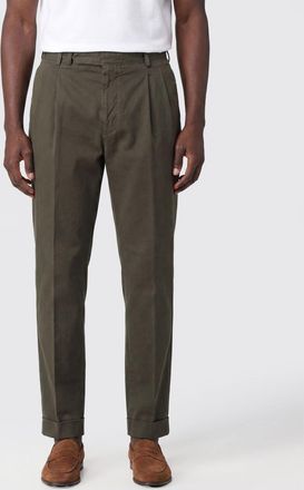 Pantaloni Torino Pantaloni chino slim fit in cotone con chiusura decentrata