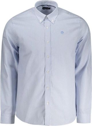 North Sails Cotton Shirt - Heren - Casual Overhemden - Blauw - S - Katoen - Overhemden