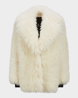 Moncler Malenco Faux Fur Jacket