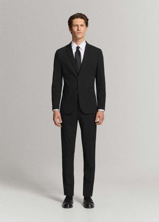 Mango Giacca completo Par&iacute;s super slim-fit nero - Uomo - 44 - MANGO MAN