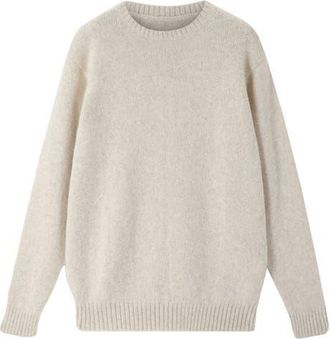 Fortela Alpaca Crew Neck Sweater in Camel at Nordstrom, Size Xx-Large Eu