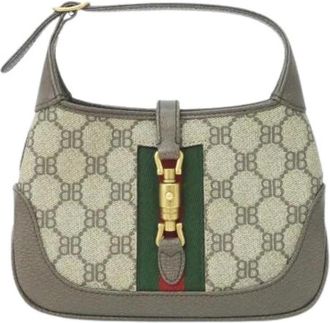 Balenciaga Pre-owned Canvas Schoudertas - Dames - Vintage Schoudertas - Beige - ONE Size - Vintage