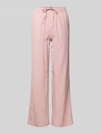 Only Weite Hose aus Viskose-Leinen-Mix Modell CARO in Rosa, Gr&ouml;&szlig;e L