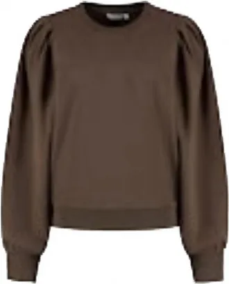 Florez jeans Womens Olly Sweater In Dark Brown