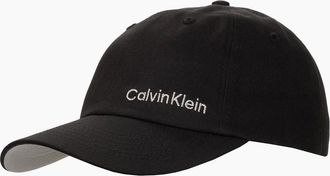 Calvin Klein Mens G Lettering Curved Brim Dad Cap - Black - Size: MENS