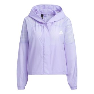 adidas (WMNS) adidas AOP WB Zip Up Hoodie Asia Sizing Purple HF2479