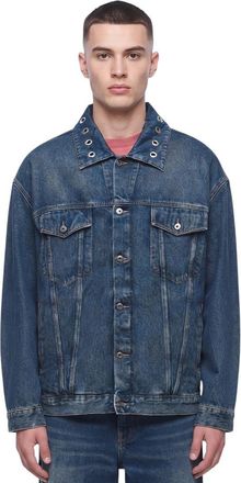 Off-white Indigo Blue Denim Jacket