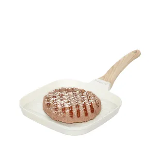 KASANOVA Bistecchiera grill 20x20 cm Mini Mania crema