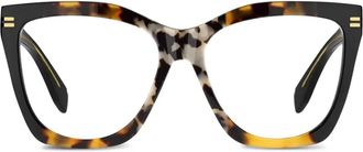 Marc Jacobs Occhiali da sole con effetto tartarugato - Marrone