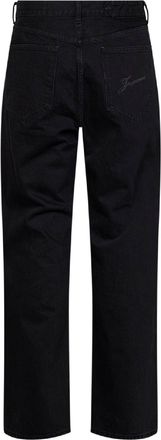 Jacquemus Mens Jeans The Straight De-N&icirc;mes Black Cotton
