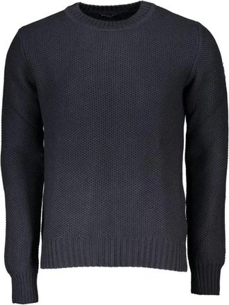 North Sails Truien & Vesten, Heren, Blauw, XL, Katoen, Trui met ronde hals van wafelbrei