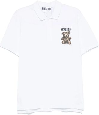 Moschino Polo shirt met teddybeerlogo