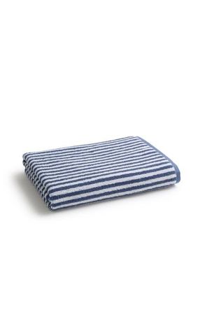 Christy Portobello Stripe Coastal Inspired Bath Sheets in Chalk Blue at Nordstrom