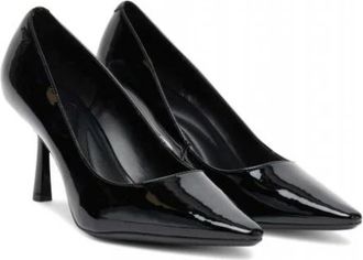 DKNY Natrona Pump - Dames - Pumps - Zwart - 38 EU - Leer - Schoenen