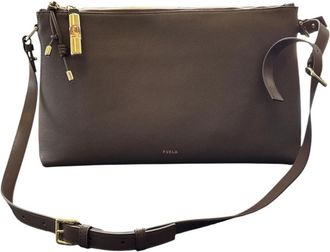 Furla Debby Ritstas - Dames - Schoudertassen - Bruin - ONE Size - Leer - Tassen