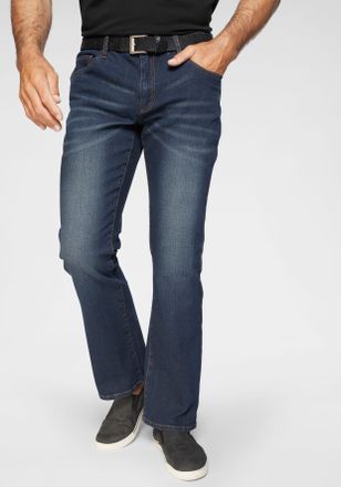 Arizona Bootcut-Jeans ARIZONA Mike, Herren, Gr. 30, L&auml;nge 32, blau (dunkelblauus32), Obermaterial: 98% Baumwolle, 2% Elasthan, Basic, bootcut fit lang, Jeans 