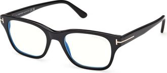Tom Ford Blue Light Block Square Mens Eyeglasses FT6120-B 001 52