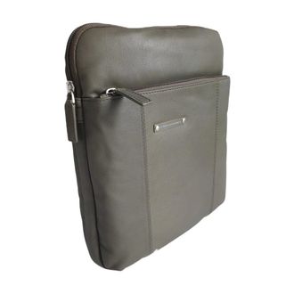 Piquadro Cross Body Bags, male, Green, Size: ONE SIZE Borsello organizzato porta iPad/iPad Air